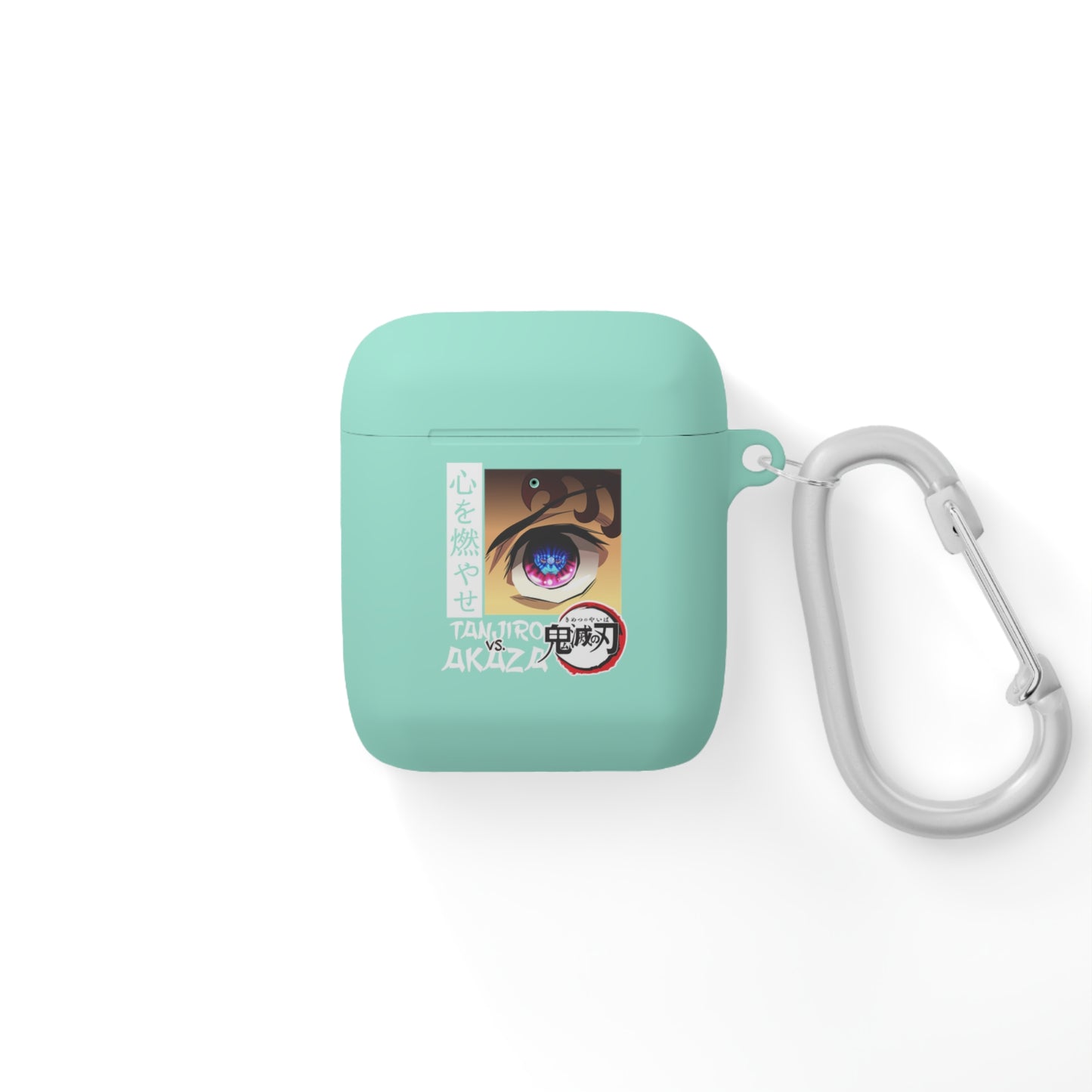 Anime Eye Illustration AirPods Case | Akaza Demon Slayer Inspired
