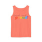 loud and proud! rainbow text Tank Top | Pride LGBTQ+ apparel