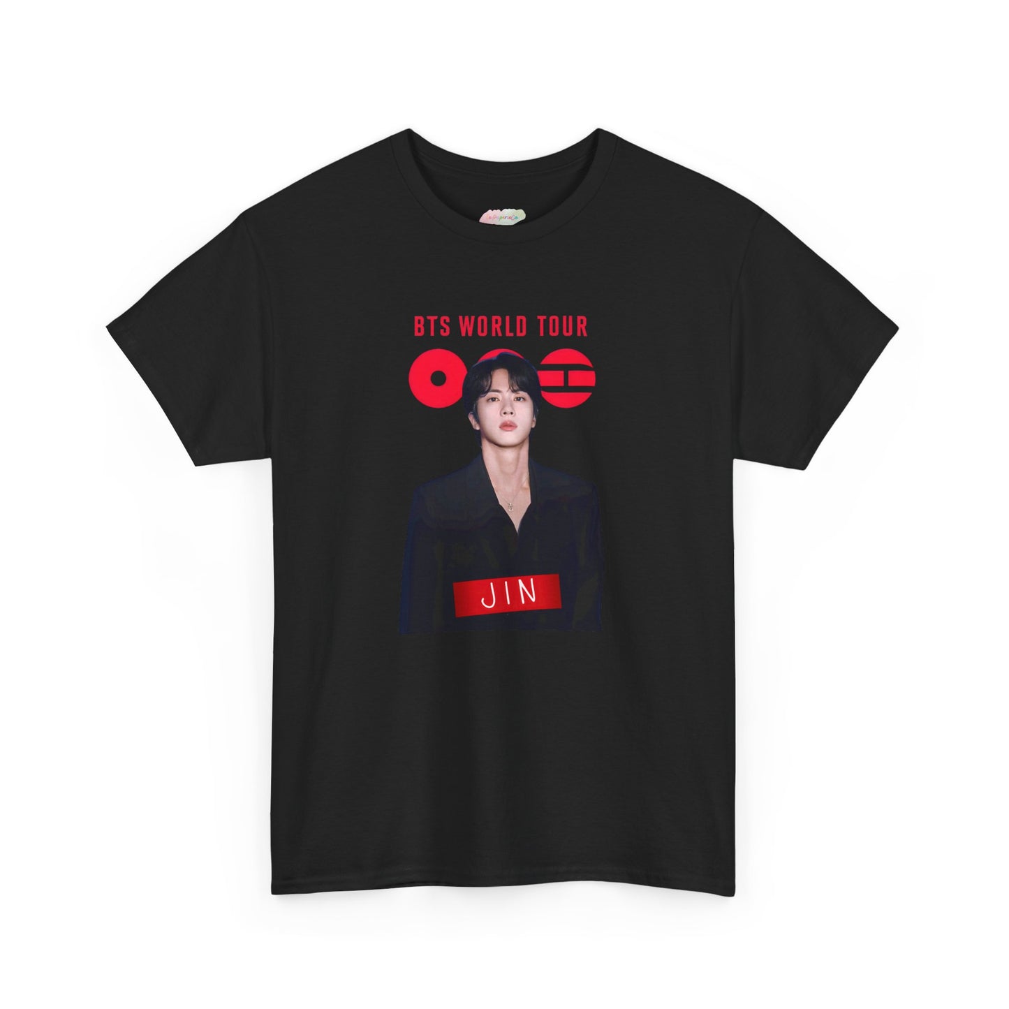 BTS World Tour Jin Photo Tee | K-Pop Band Shirt