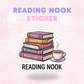 Reading Book | Laminated Sticker/Decal