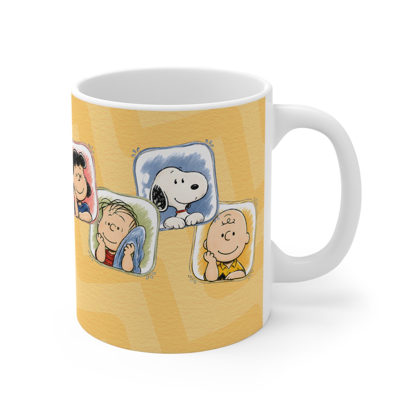 Snoopy and Woodstock Mug | 11oz Ceramic Coffee Cup