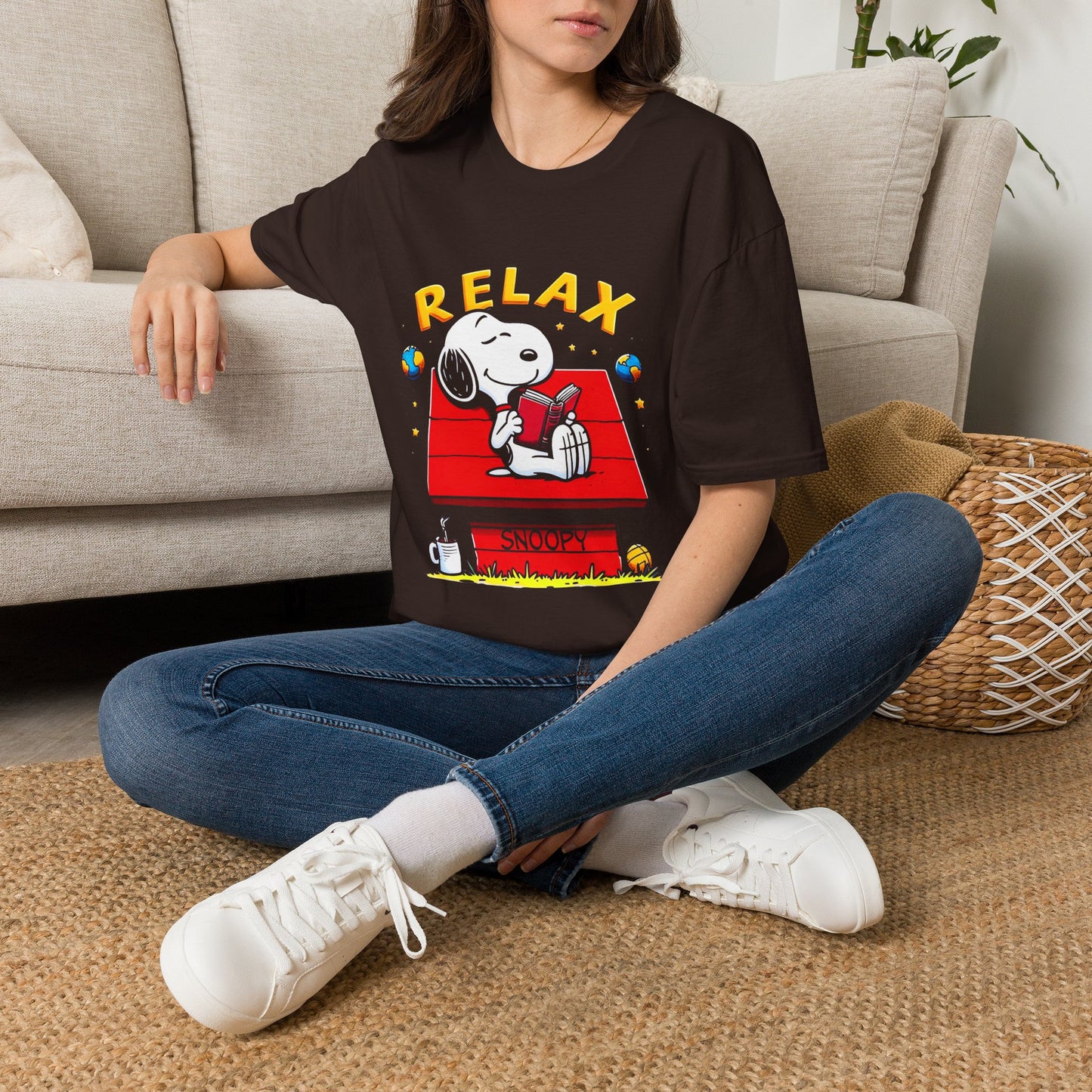 Relax Snoopy T-Shirt — Vintage Peanuts Graphic Tee