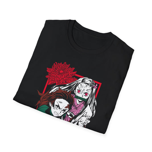 Anime Demon Slayer Tanjiro & Nezuko Graphic T-Shirt
