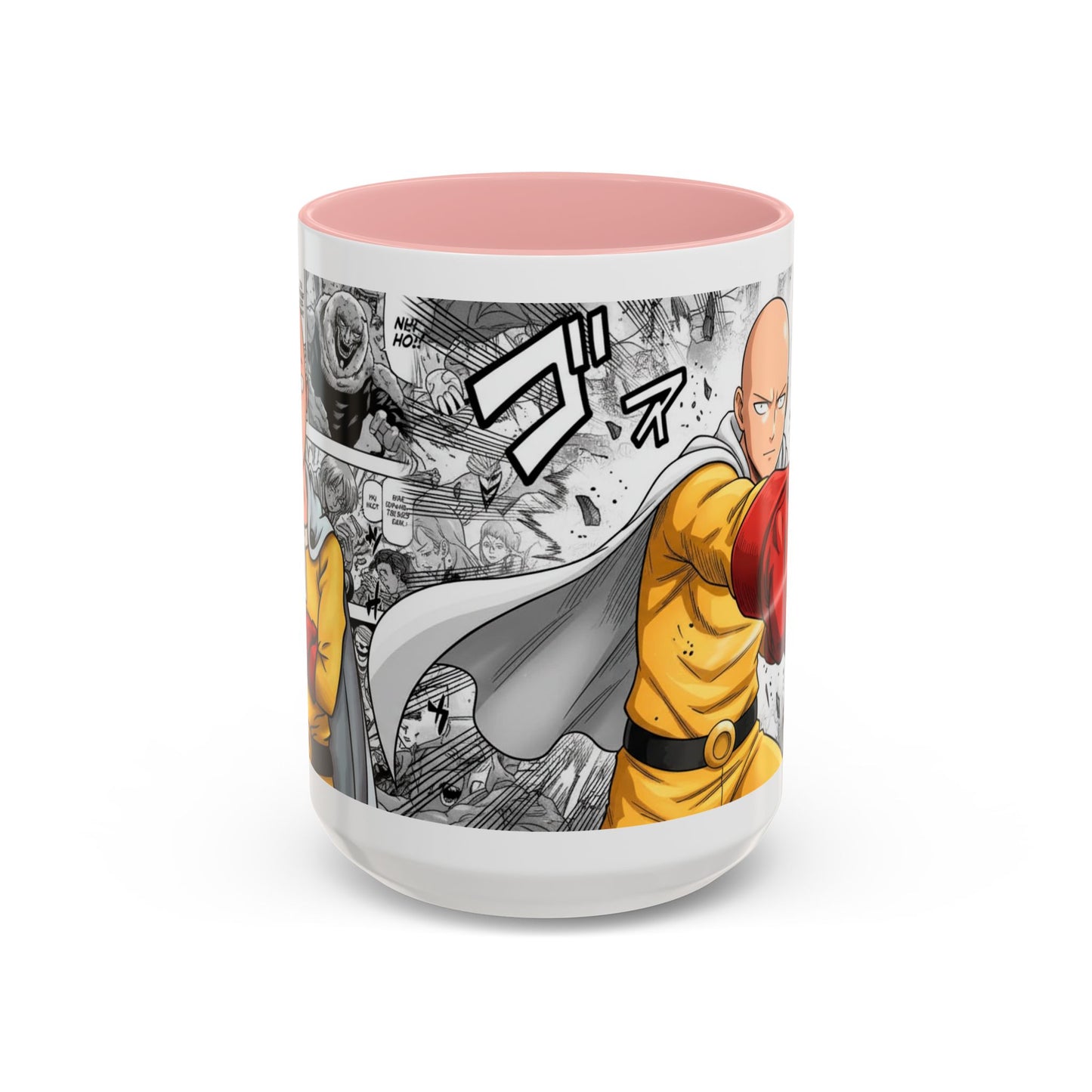 Anime Fist Coffee Mug  Dynamic Manga Collage Accent Mug (11/15 oz)