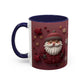 Cute Santa Face Holiday Mug | Christmas Accent Coffee Mug
