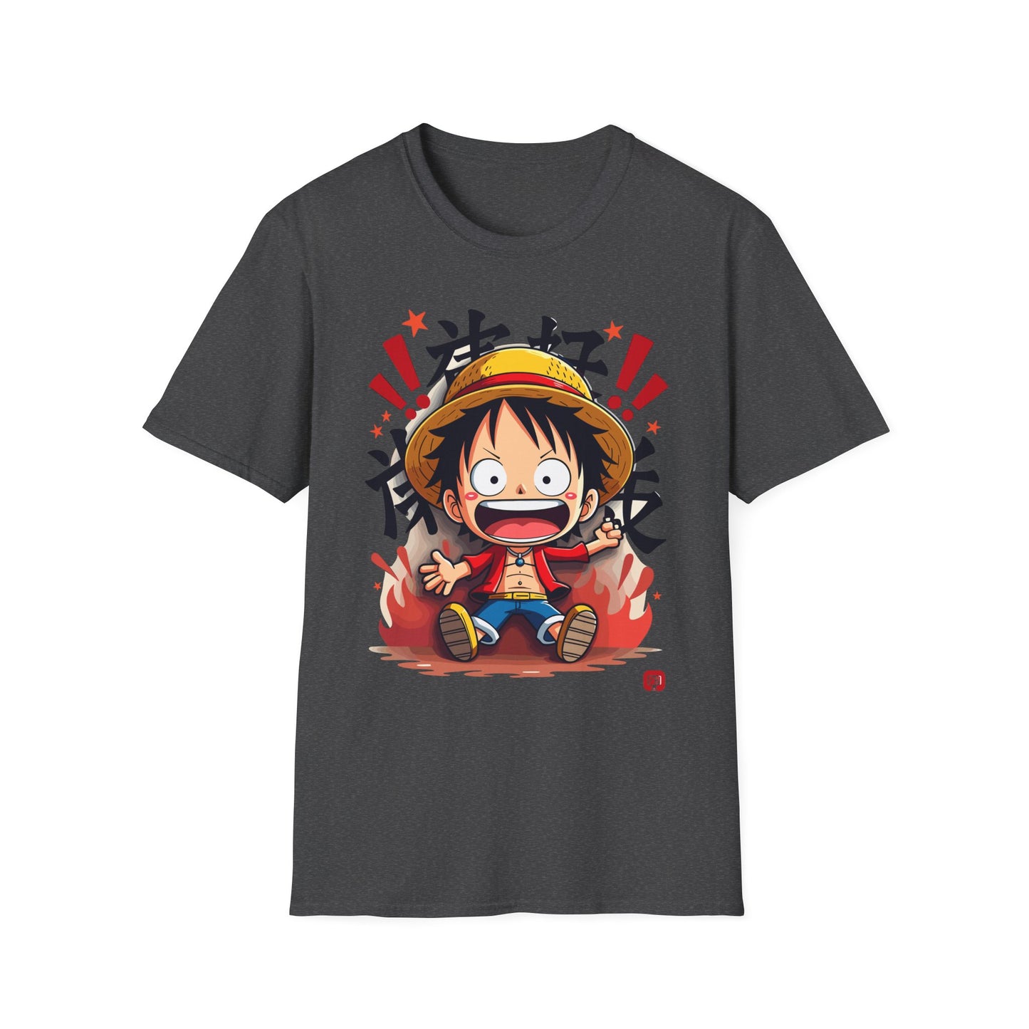 Anime Straw Hat Crew Tee | Cute Chibi Luffy Design Shirt |le Paperie Co