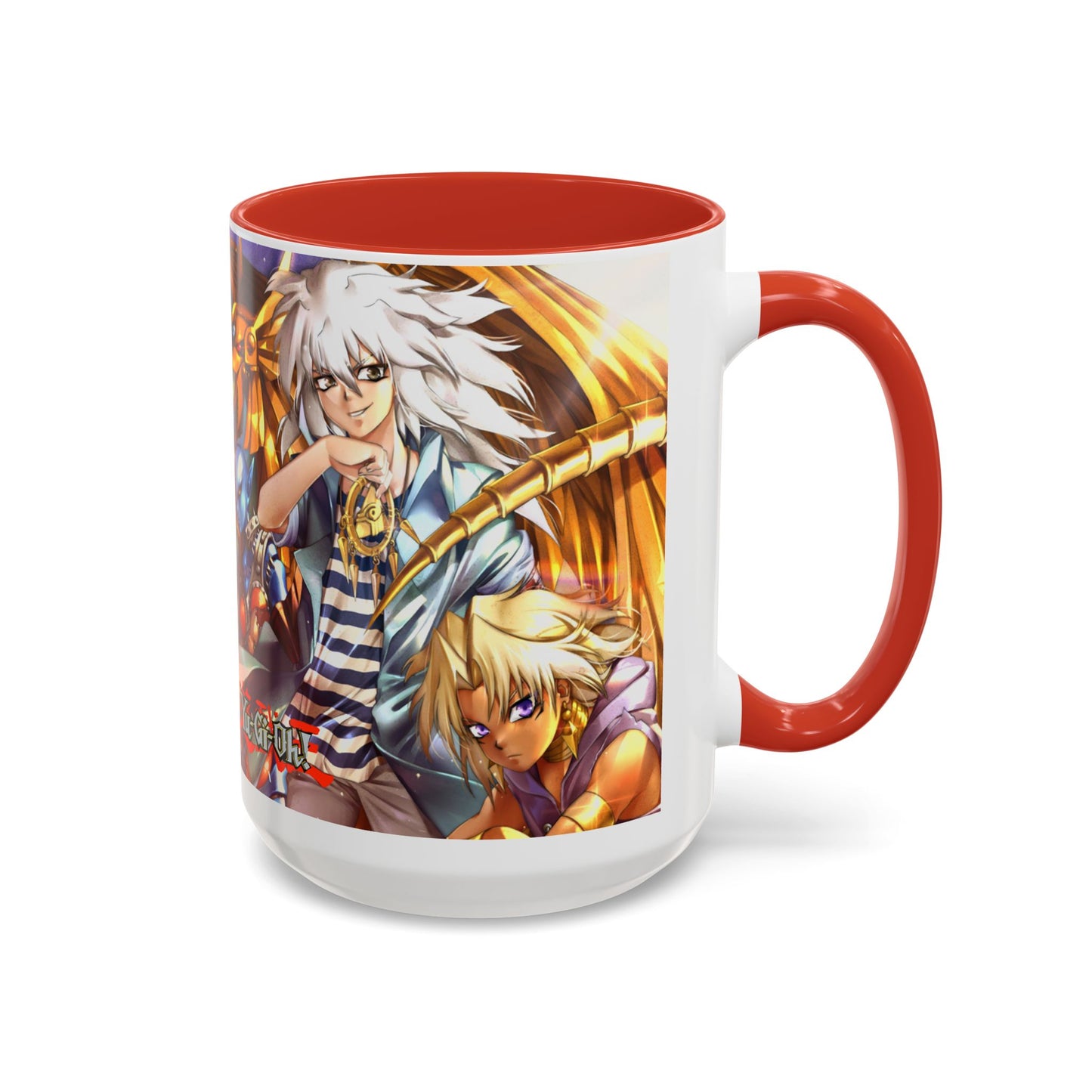 Yu-Gi-Oh! Art Accent Coffee Mug | Pharaonic and Shadi Design (11/15oz)