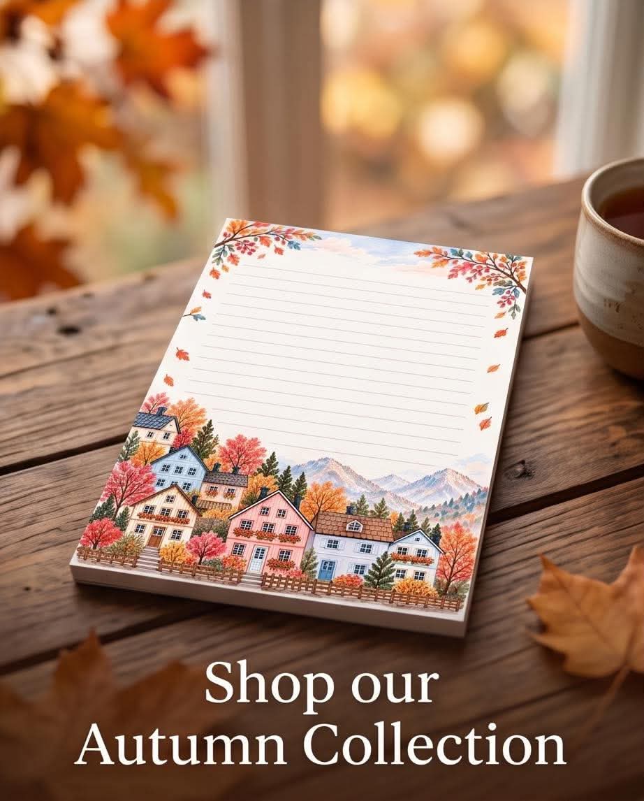 Autumn Village Notepad