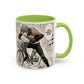 Mumen Rider Comic Panel Coffee Mug  Anime Hero Bike Design (11/15oz)