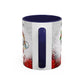 Just a Girl Who Loves Christmas Skull Mug | Accent Coffee Mug 11oz/15oz