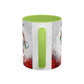 Just a Girl Who Loves Christmas Skull Mug | Accent Coffee Mug 11oz/15oz
