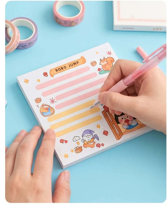 Snow White Memo Pad — Cute Fairytale Memo Pad for School, Office & Everyday Notes
