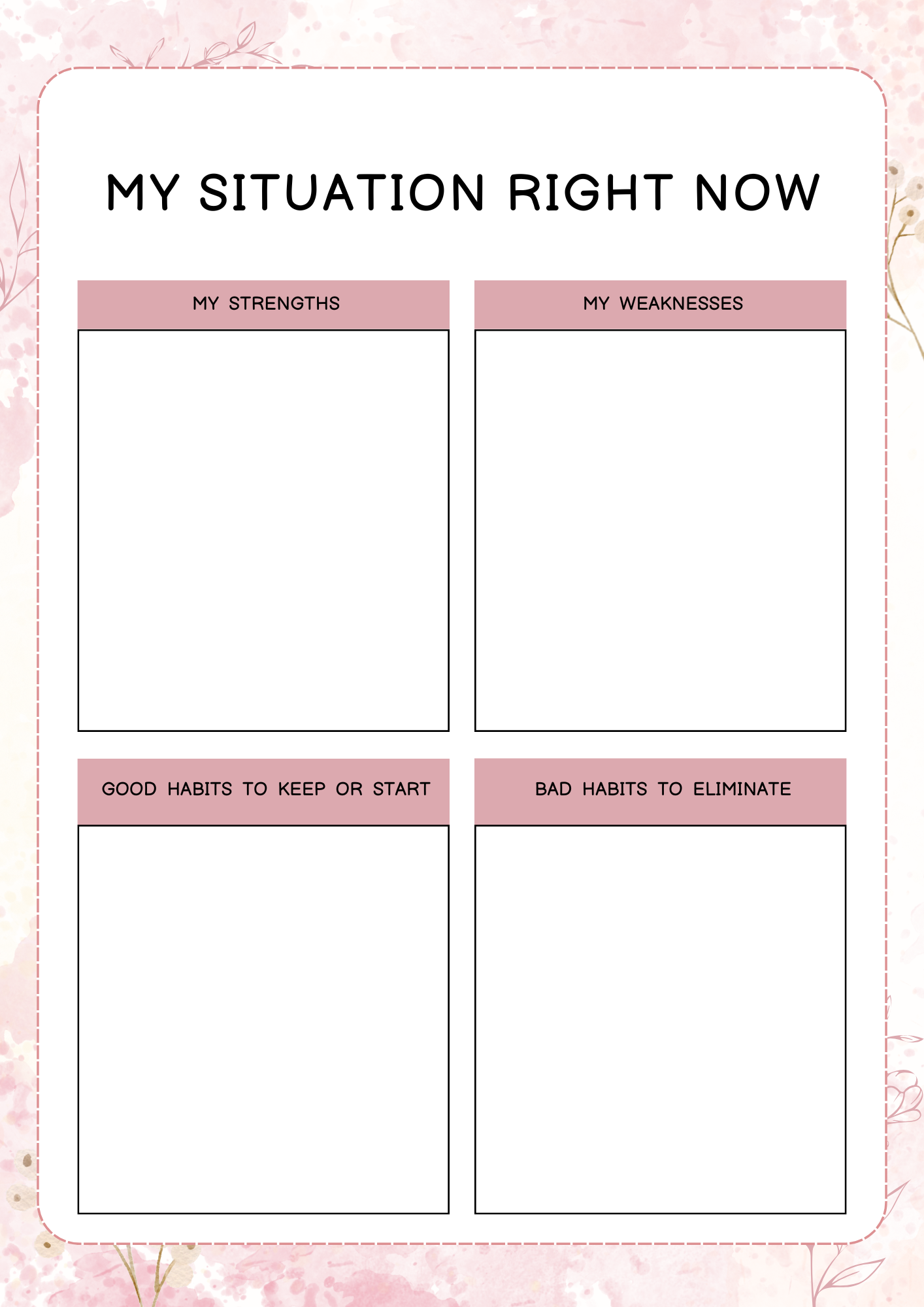 Personal Growth Planner | Digital Download