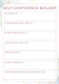 Self Confidence Planner | Digital Download