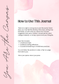 Healing Art Therapy Inspired Journal