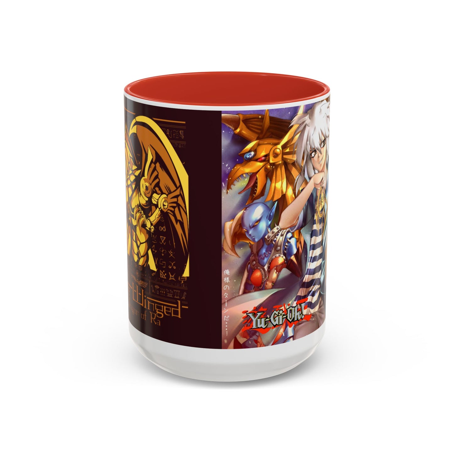 Yu-Gi-Oh! Art Accent Coffee Mug | Pharaonic and Shadi Design (11/15oz)