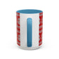 Snowman Knit Pattern Accent Mug | Christmas Holiday Coffee Cup
