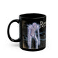 Demon Reaper Black Mug — Gothic Anime Grim Reaper Coffee Cup (11oz & 15oz)