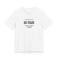 Customized Authentic 50 Years Of Not Giving A Damn T-Shirt | 50th Birthday Tee
