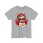 Valentine Cherub Heart Sunglasses T-Shirt | Cupid Angel with Red Wings