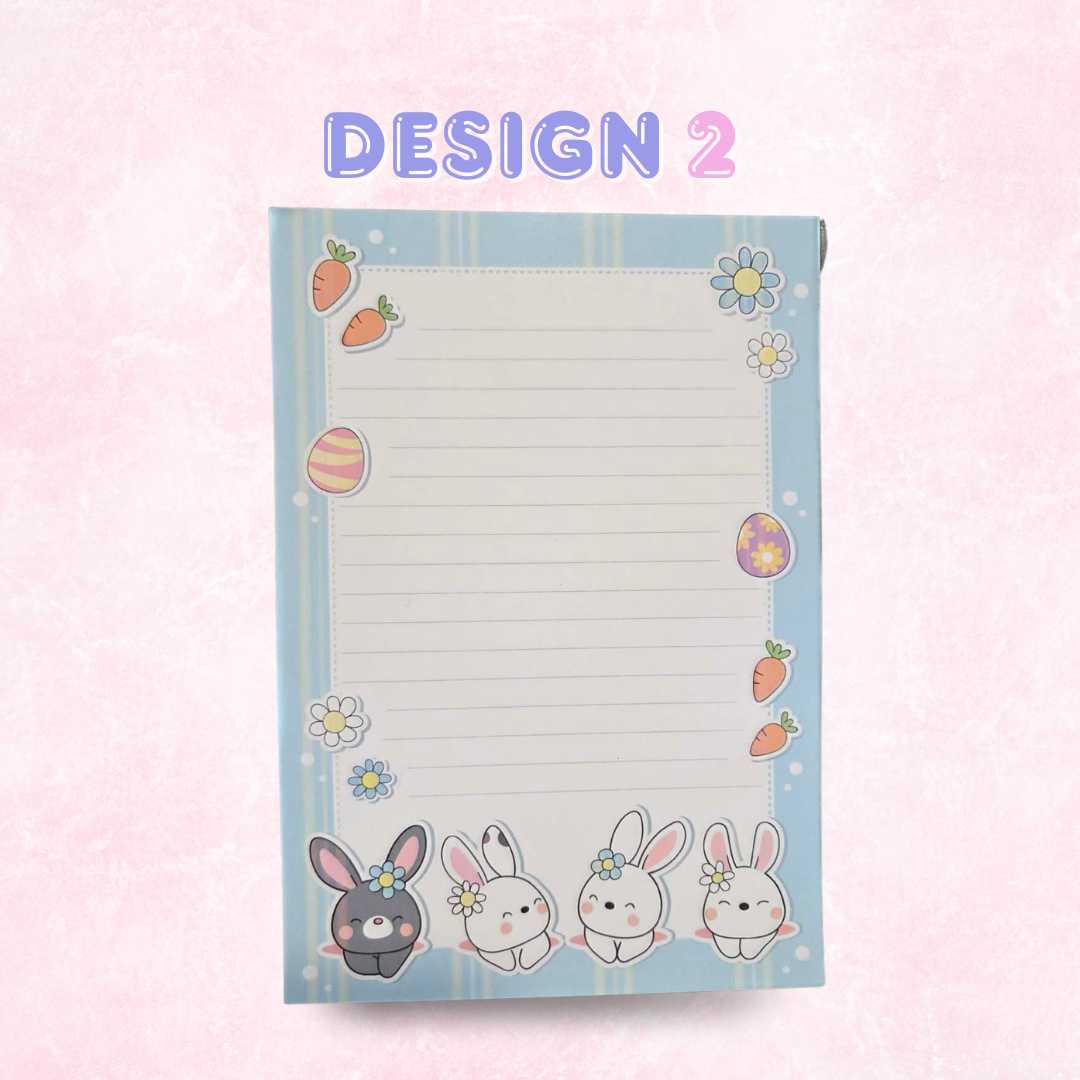 Kawaii Character Notepads (50 pages)