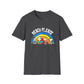 Beach Please T-Shirt — Vintage Rainbow Snoopy Summer Tee