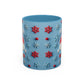 Santa Snowflake Pattern Mug | Accent Coffee Mug