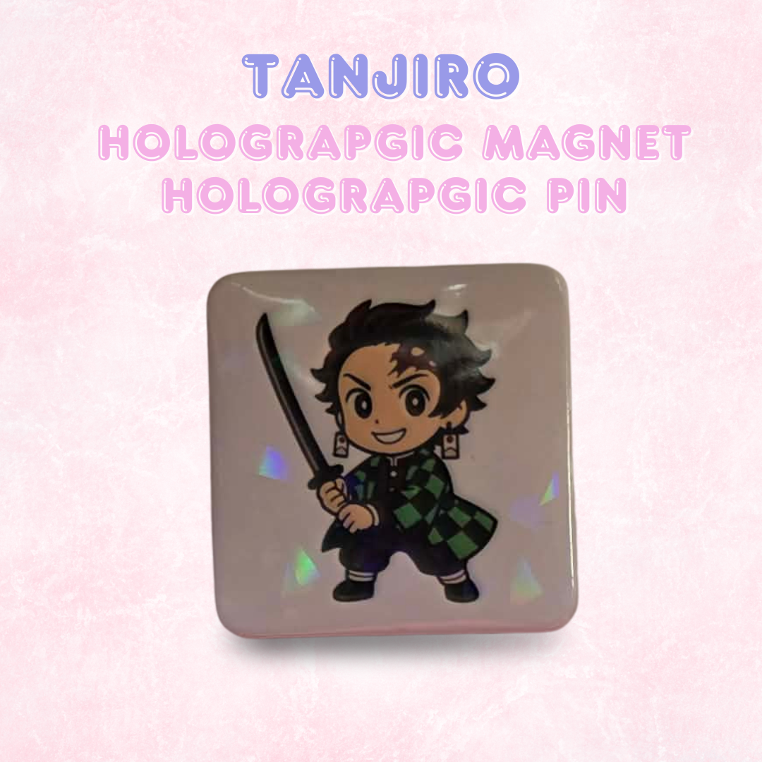 Tanjiro Holographic Magnet/Pin