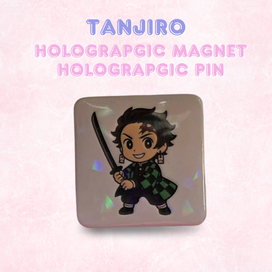 Tanjiro Holographic Magnet/Pin