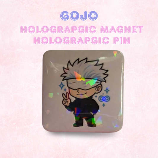 Gojo Holographic Magnet/Pin