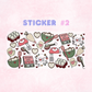 UV DTF Valentines Themed Stickers