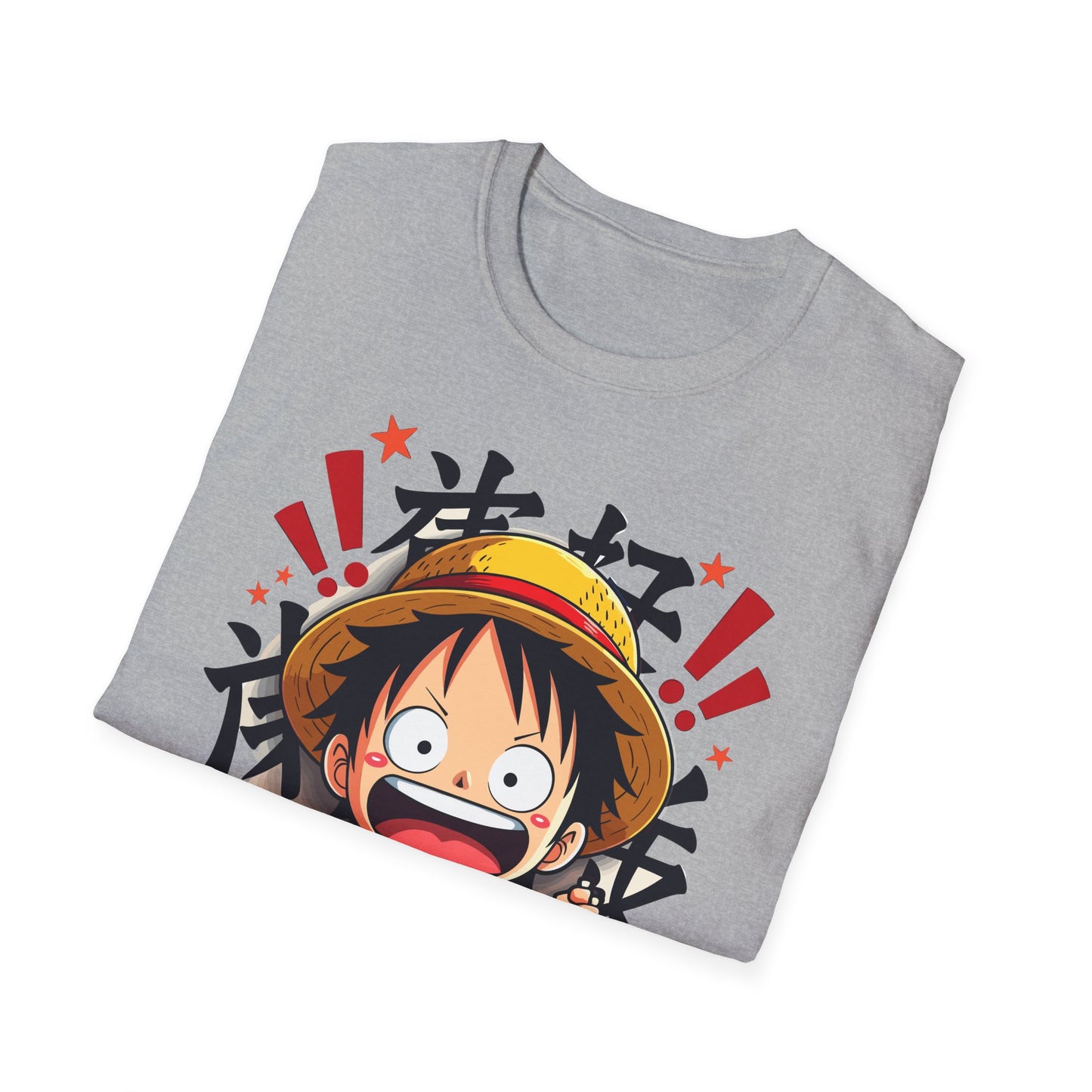 Anime Straw Hat Crew Tee | Cute Chibi Luffy Design Shirt |le Paperie Co