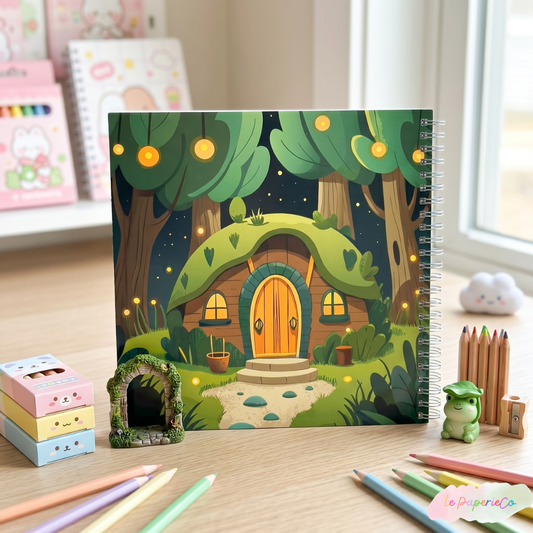 Cute Forest Coloring Book | 8 x 8 in