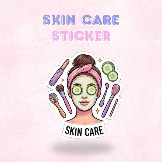 Skin Care | Laminated Sticker/Decal