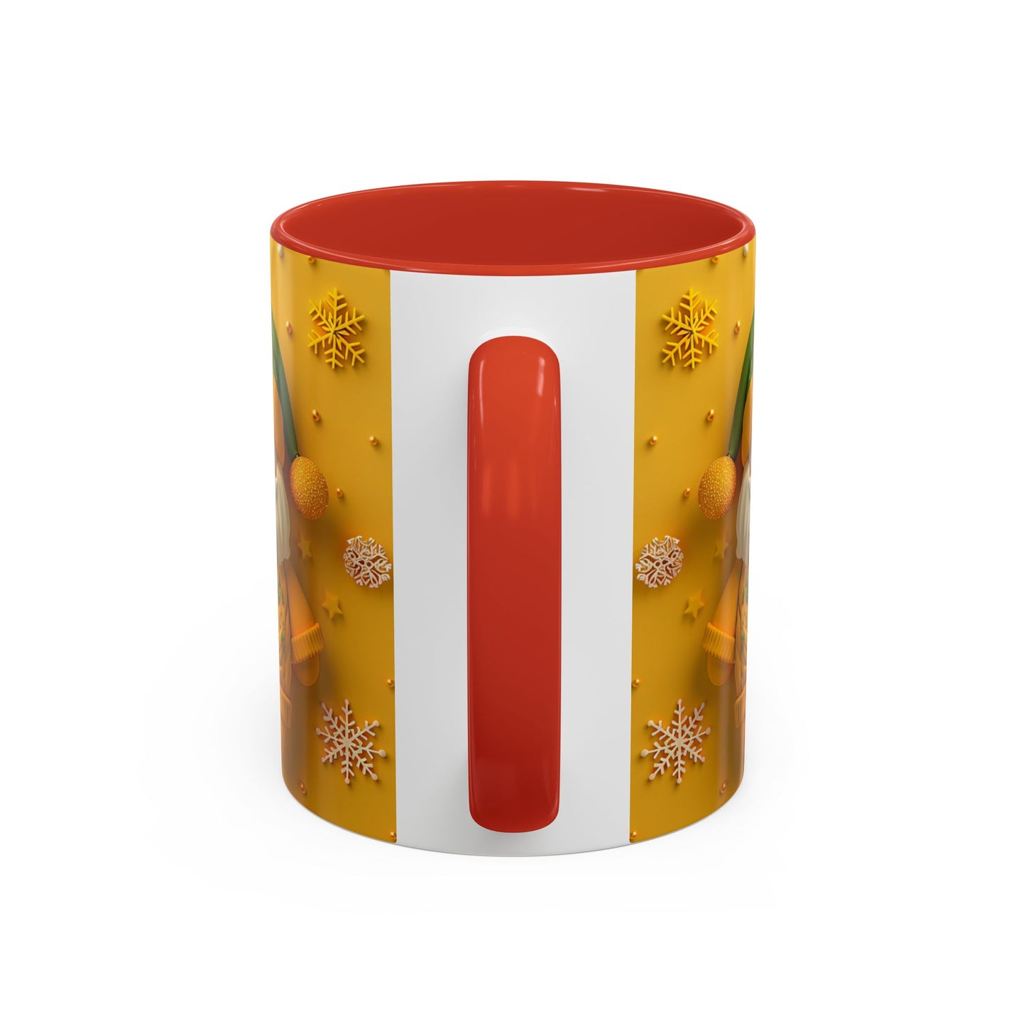 Yellow Sweater Santa Mug | Accent Coffee Mug