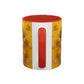 Yellow Sweater Santa Mug | Accent Coffee Mug
