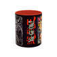 Anime Duelist Coffee Mug  Color Accent 11/15oz