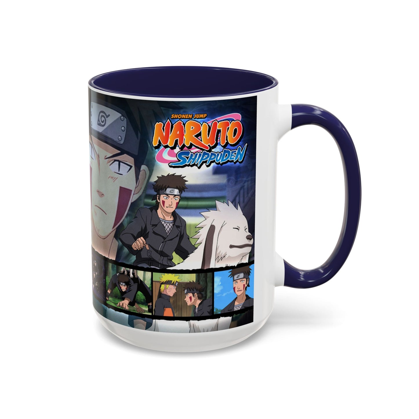 Kiba Collage Coffee Mug | Naruto Shippuden Design (11/15oz)