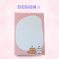 Kawaii Character Notepads (50 pages)