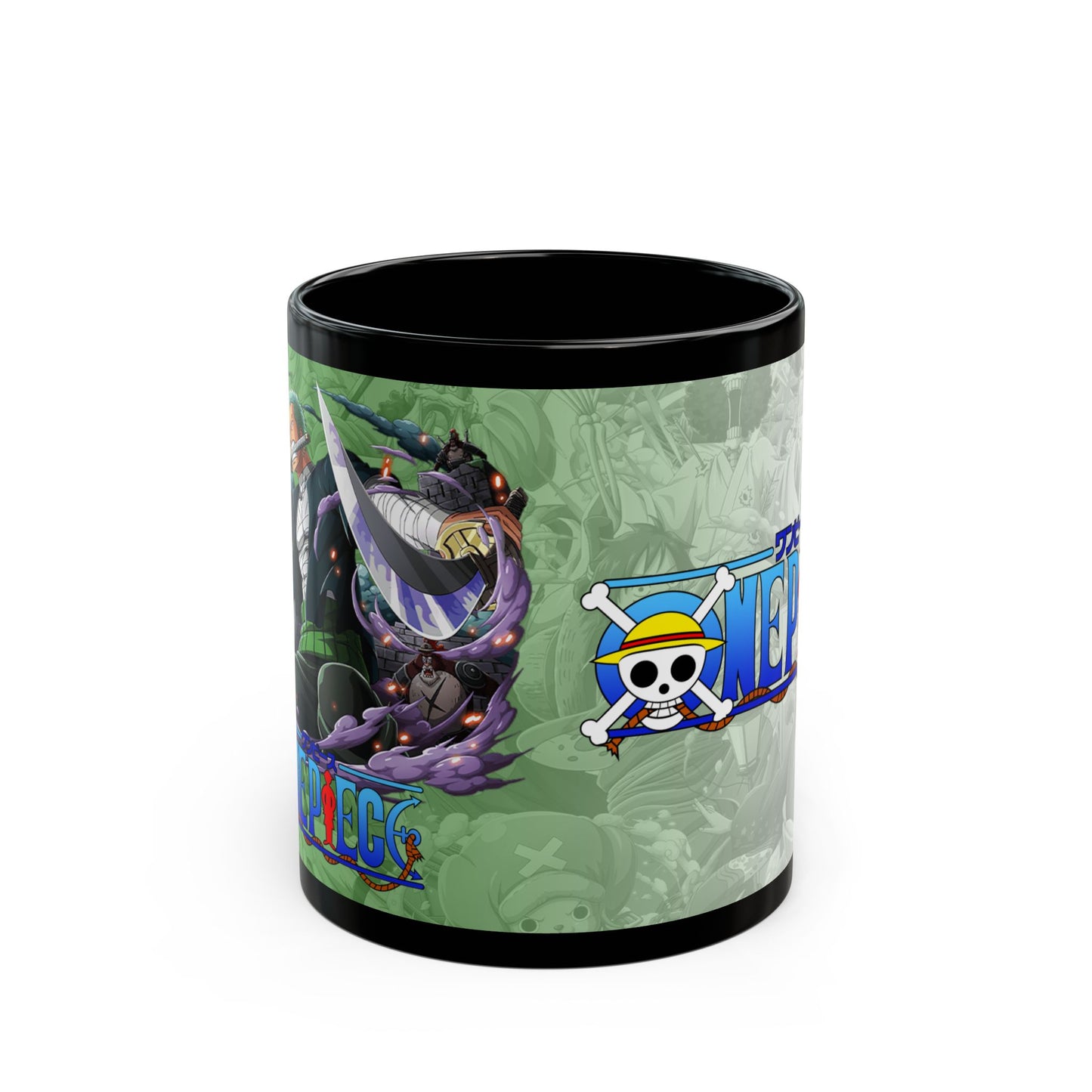 One Piece Black Mug  Anime Pirate Crew Logo Coffee Cup 11oz