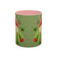 Green Knit Santa Mug | Accent Coffee Mug
