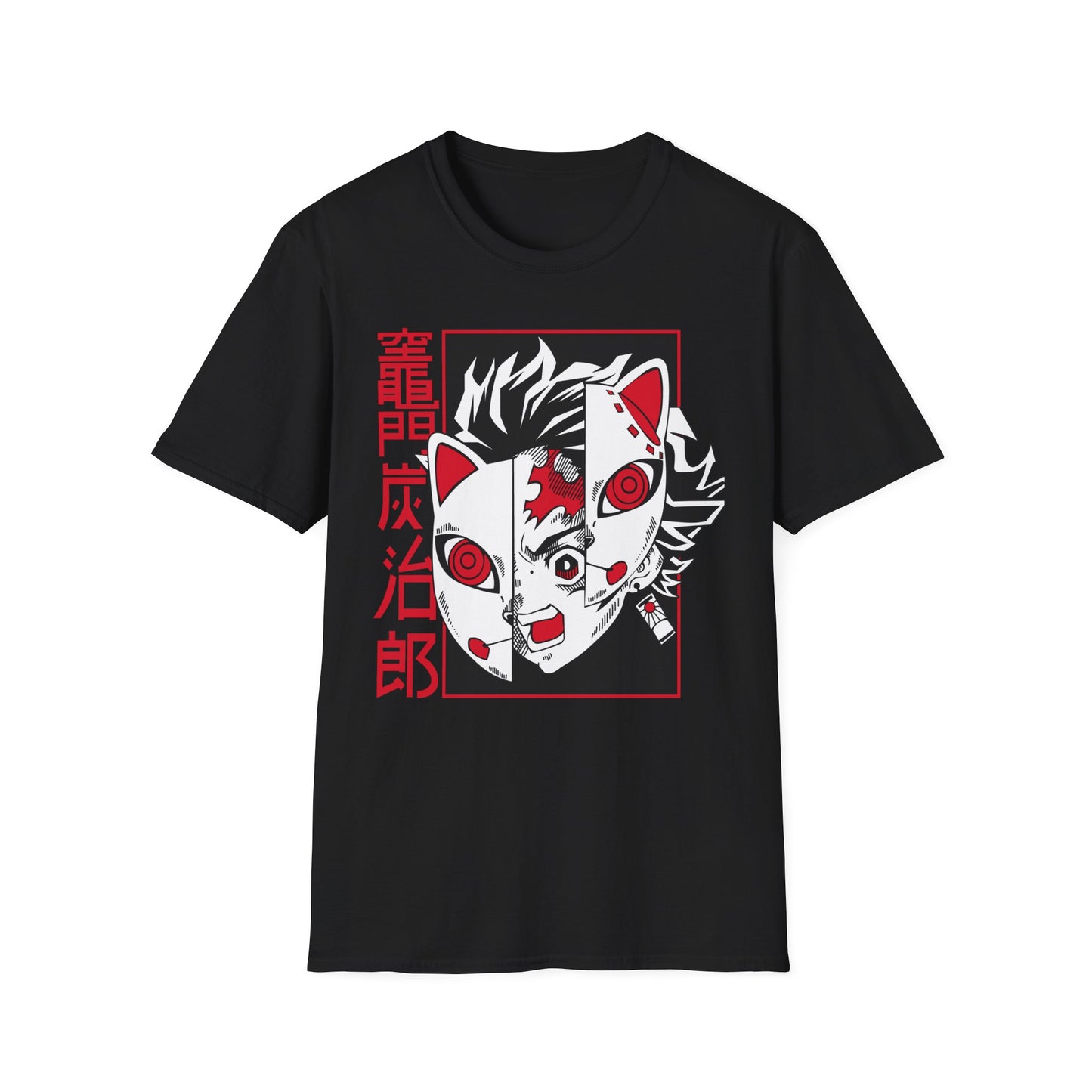 Anime Demon Slayer Mask T-Shirt| Tanjiro Inspired Graphic Tee