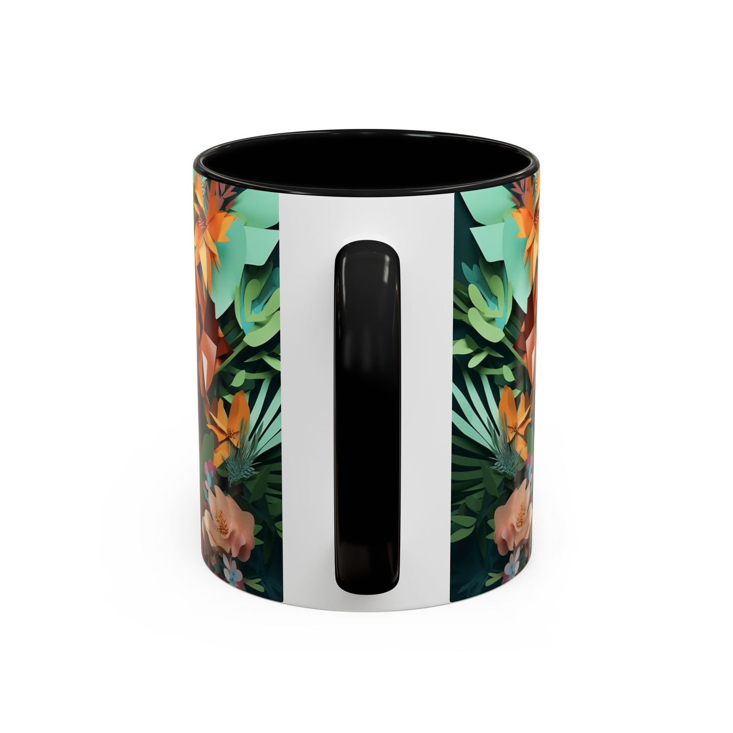 Vizsla Floral Accent Coffee Mug — Dog Portrait Botanical 11/15oz