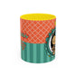 Kawaii Princess Girl Illustration Mug | Accent Coffee Mug 11oz 15oz