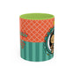 Kawaii Princess Girl Illustration Mug | Accent Coffee Mug 11oz 15oz
