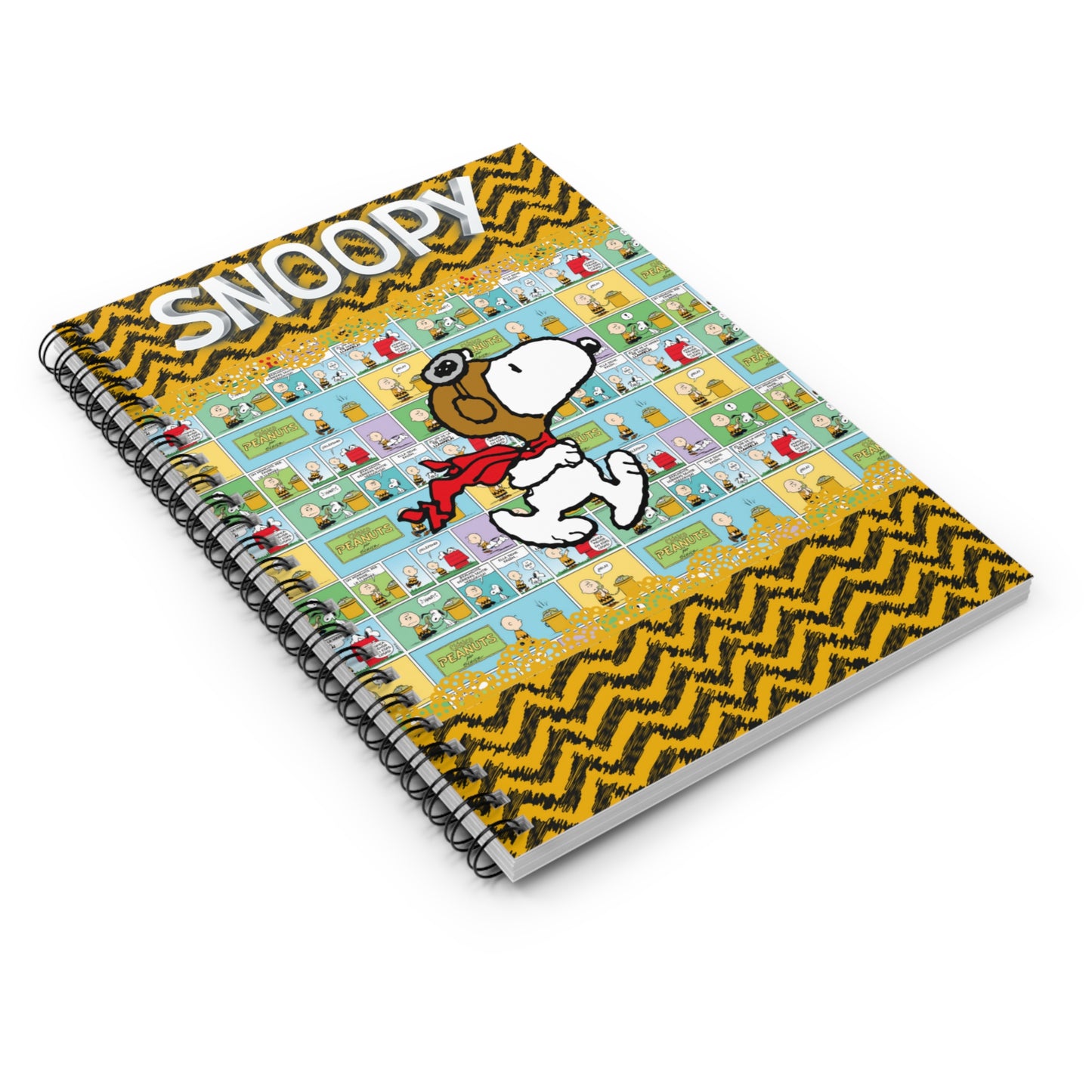 Snoopy Flying Ace Notebook | Spiral Ruled Journal
