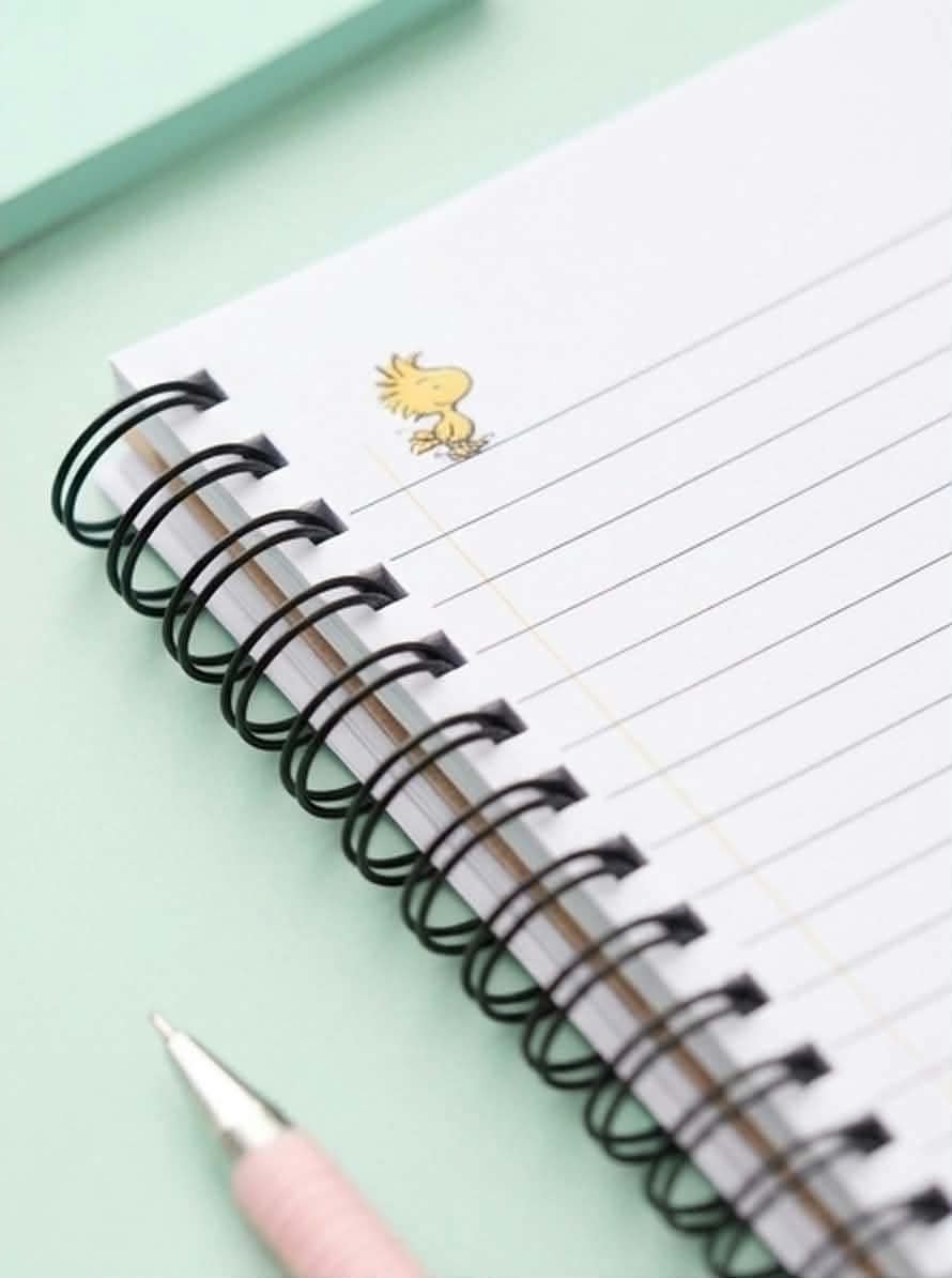 Peanuts (Charlie Brown & Snoopy) Custom Spiral Notebook & Journal