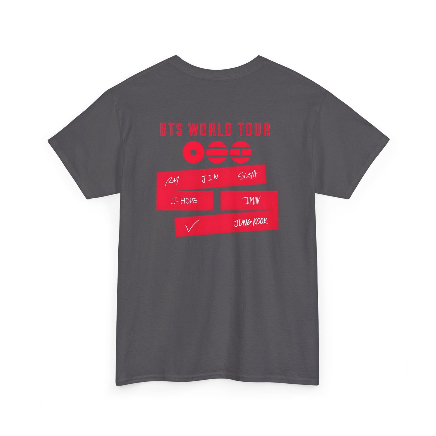 BTS World Tour Jin Photo Tee | K-Pop Band Shirt