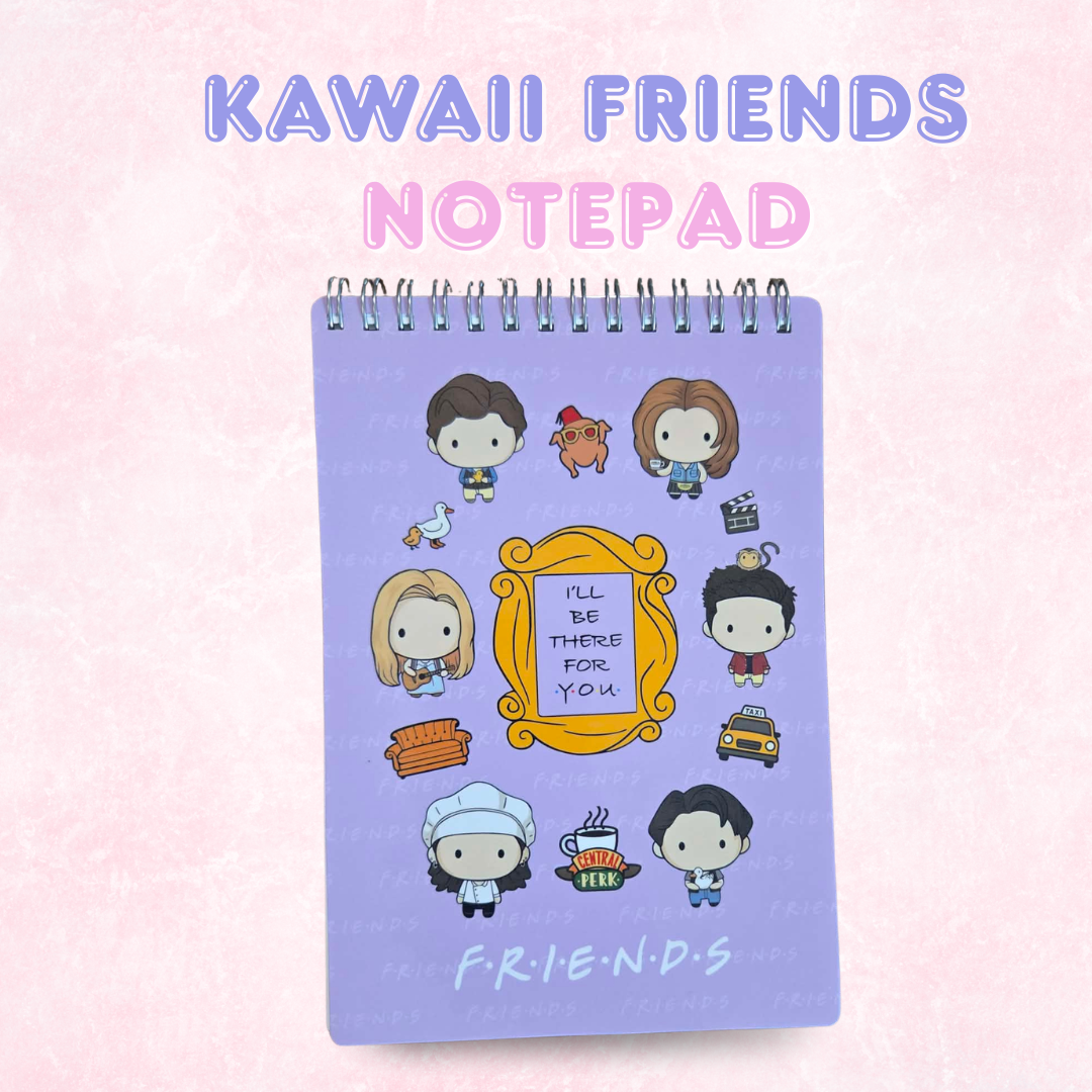 Kawaii Chibi F.R.I.E.N.D.S Inspired Notebook