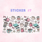 UV DTF Valentines Themed Stickers